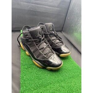 Nike Air Jordan 6 Rings Basketball Sneakers Mens Size 8.5 Black Ice 322992-011